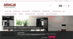 Desktop Screenshot of koffeinfutar.hu